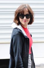 DAKOTA JOHNSON on the Set of How to be Single in New York 06/17/2015