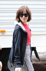 DAKOTA JOHNSON on the Set of How to be Single in New York 06/17/2015