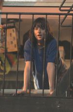 DAKOTA JOHNSON on the Set of How to be Single in New York 06/24/2015