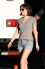DAKOTA JOHNSON on the Set of How To Be Single in New York 06/25/2015