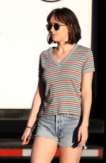 DAKOTA JOHNSON on the Set of How To Be Single in New York 06/25/2015