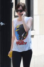 DAKOTA JOHNSON Out and About in New York 06/11/2015