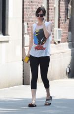 DAKOTA JOHNSON Out and About in New York 06/11/2015