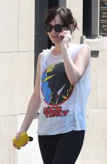 DAKOTA JOHNSON Out and About in New York 06/11/2015