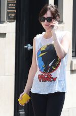 DAKOTA JOHNSON Out and About in New York 06/11/2015