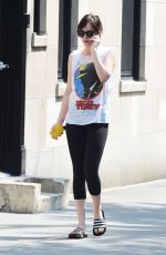 DAKOTA JOHNSON Out and About in New York 06/11/2015