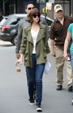 DAKOTA JOHNSON Out and About in New York 06/17/2015