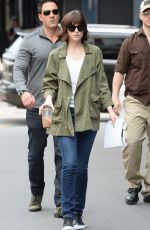 DAKOTA JOHNSON Out and About in New York 06/17/2015