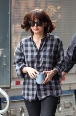 DAKOTA JOHSNON on the Set of How to be Single 06/04/2015