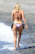 DANIELLE ARMSTRONG in Bikini at a Beach in Marbella 06/02/2015