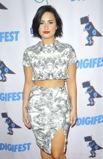 DEMI LOVATO at Digifest 2015 in New York