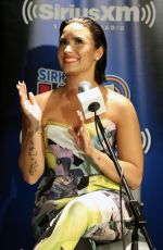 DEMI LOVATO at SiriusXM Studios in New York 06/25/2015