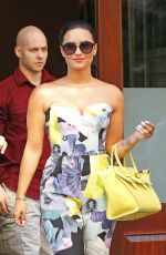 DEMI Lovato Leaves Her Hotel in New York 06/25/2015