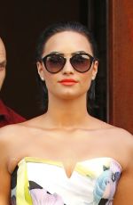 DEMI Lovato Leaves Her Hotel in New York 06/25/2015