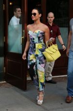 DEMI LOVATO Out and About in New York 06/25/2015