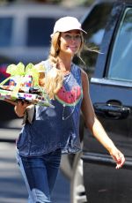 DENISE RICHARDS Arrives at a Party in Belair 06/14/2015