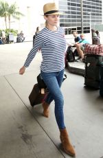 DIANE KRUGER Arrives at LAX Airport in Los Angeles 06/13/2015