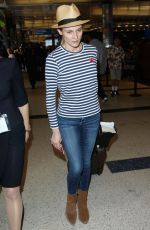 DIANE KRUGER Arrives at LAX Airport in Los Angeles 06/13/2015