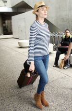 DIANE KRUGER Arrives at LAX Airport in Los Angeles 06/13/2015