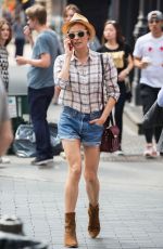 DIANE KRUGER in Jeans Shorts Out in New York 06/09/2015