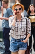 DIANE KRUGER in Jeans Shorts Out in New York 06/09/2015
