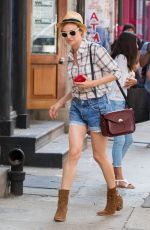 DIANE KRUGER in Jeans Shorts Out in New York 06/09/2015