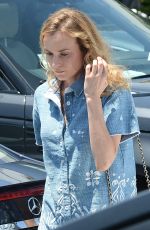 DIANE KRUGER Leaves Fred Segal in Los Angeles 06/17/2015
