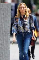 DIANE KRUGER Out and About in New York 06/08/2015
