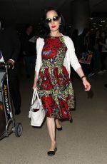 DITA VON TEESE Arrives at LAX Airport in Los Angeles  06/12/2015
