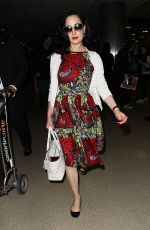 DITA VON TEESE Arrives at LAX Airport in Los Angeles  06/12/2015