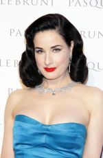 DITA VON TEESE at Pasquale Bruni Secret Gardens Collection Cocktail Party in Milan