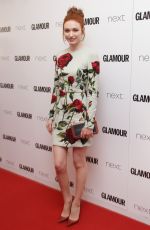 ELEANOR TOMLINSON at Glamour Women of the Year Awards in London