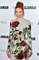 ELEANOR TOMLINSON at Glamour Women of the Year Awards in London