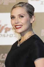 ELISABETH OLSEN at Avengers: Age of Ultron Premiere in Tokyo