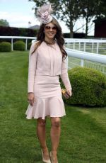 ELIZABETH HURLEY at 2015 Investec Derby Festival at Epsom Racecourse