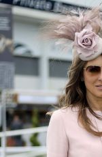ELIZABETH HURLEY at 2015 Investec Derby Festival at Epsom Racecourse