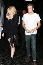 ELLE FANNING Leaves Chateau Marmont in West Hollywood 06/25/2015