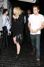 ELLE FANNING Leaves Chateau Marmont in West Hollywood 06/25/2015