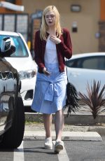 ELLE FANNING Out and About in Los Angeles 06/26/2015