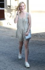 ELLE FANNING Out and About in West Hollywood 06/05/2015