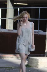 ELLE FANNING Out and About in West Hollywood 06/05/2015