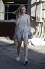ELLE FANNING Out and About in West Hollywood 06/05/2015