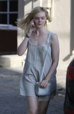 ELLE FANNING Out and About in West Hollywood 06/05/2015