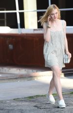 ELLE FANNING Out and About in West Hollywood 06/05/2015