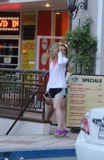 ELLE FANNING Out in Beverly Hills 06/14/2015