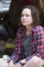 ELLEN PAGE on the Set of Tallulah in New York 06/17/2015