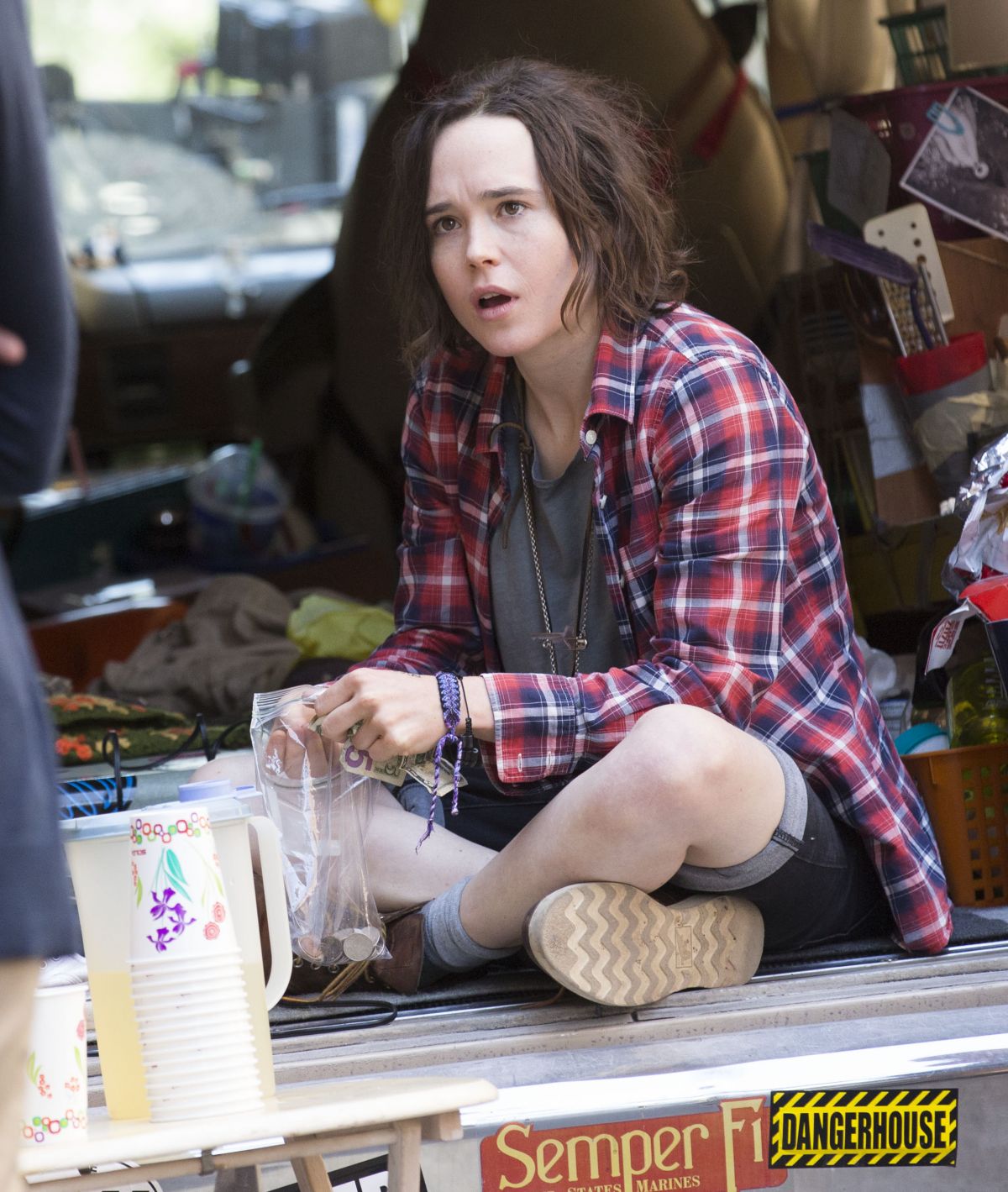 ELLEN PAGE on the Set of Tallulah in New York 06/17/2015 – HawtCelebs