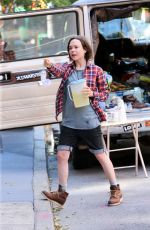 ELLEN PAGE on the Set of Tallulah in New York 06/17/2015