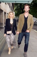 ELSA PATAKY and Chris Hemsworth Out for Dinner in London