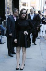 EMILIA CLARKE Arrives at Good Morning America in New York 06/24/2015